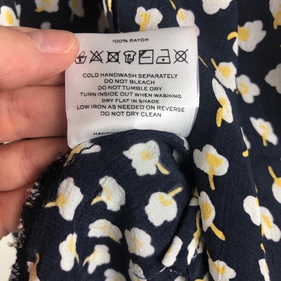 FAITHFULL THE BRAND Brigit Navy Floral Mini Dress - Picture 10 of 11